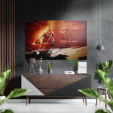 Jordan Brushed Aluminium Dibond Wall Art.